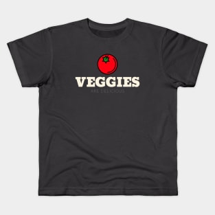 Veggies Are Delicious Kids T-Shirt